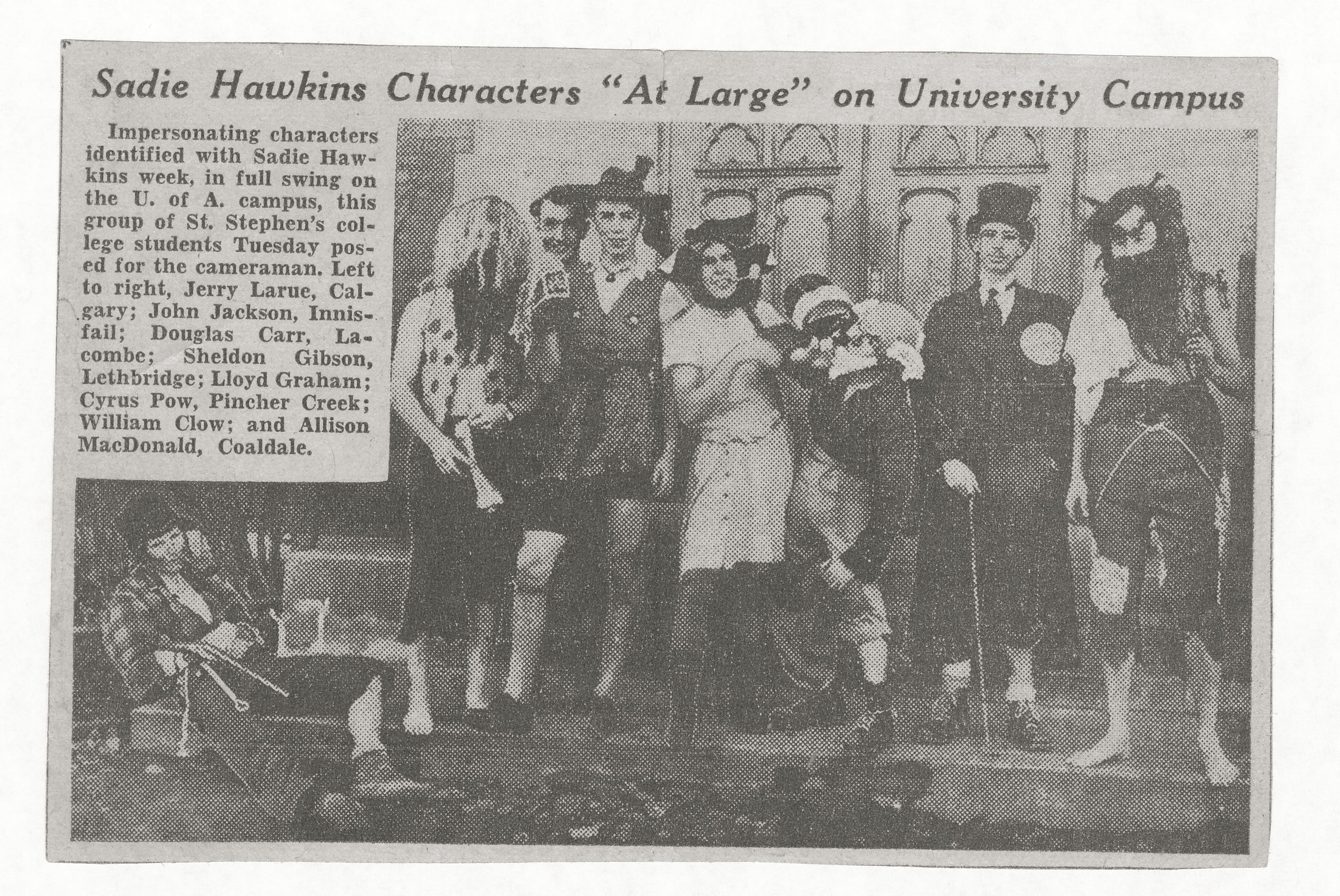 ASG 1943 Sadie Hawkins article